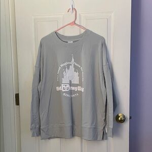Disney Parks Light Gray Sweatshirt